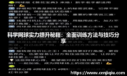 科学网球实力提升秘籍：全面训练方法与技巧分享